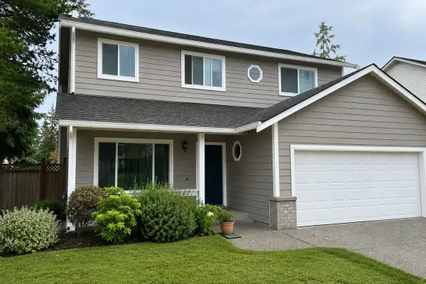 House exterior after a fresh repaint